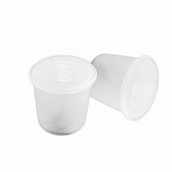 Cover with flange, natural, LDPE